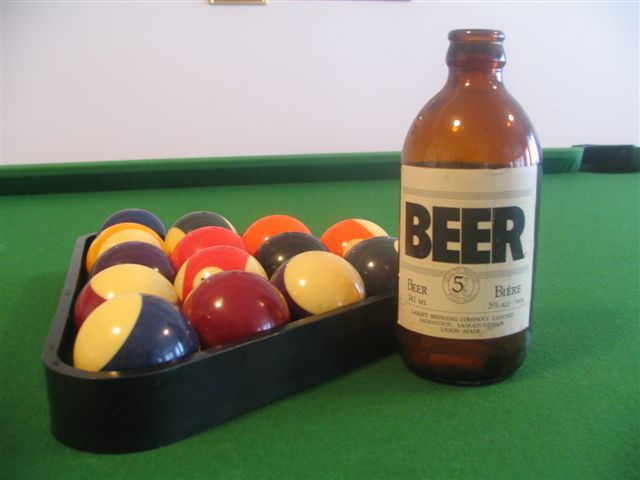 Pool and beer