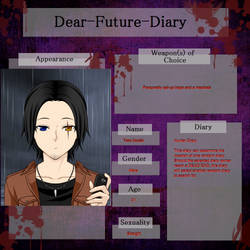 Dear Future Diary Application