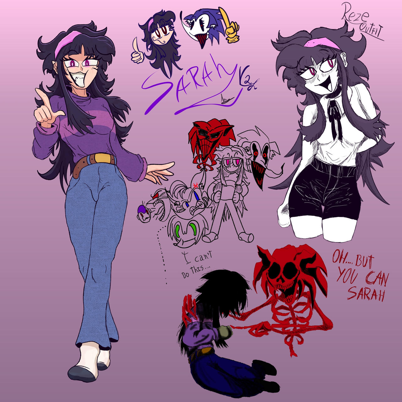 Sarah (V2) by CrosmoUNSSRA on DeviantArt