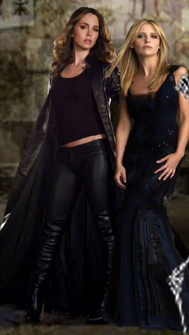 Faith and Buffy by rms19 on DeviantArt