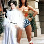 Princess Leia and Wonder Woman