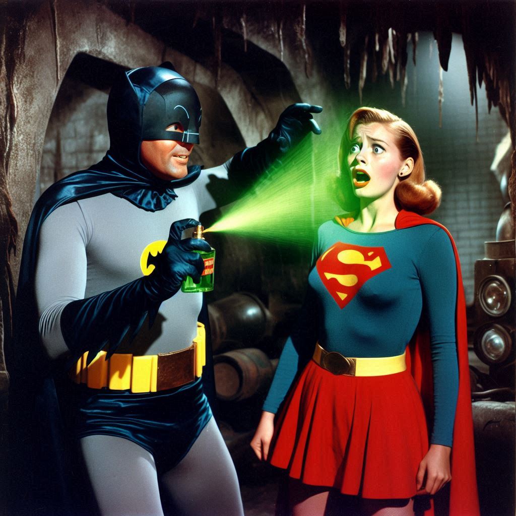 Batman Using Kryptonite Batman Uses Kryptonite Batsleep on Supergirl by rms19 on DeviantArt
