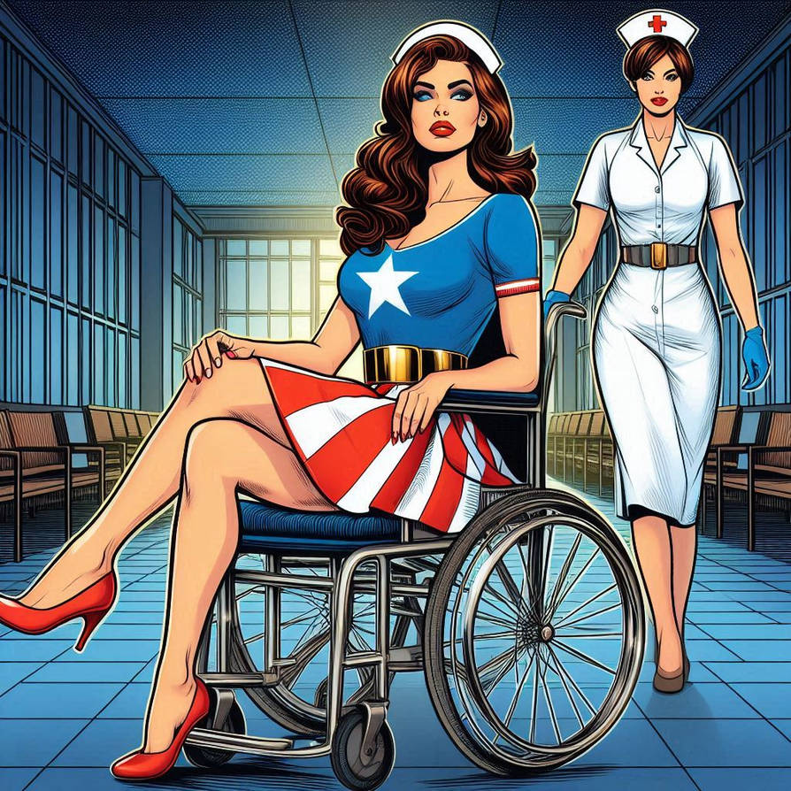 Humanized Rms Freedom Miss Freedom Seated In Wheelchair by rms19 on DeviantArt