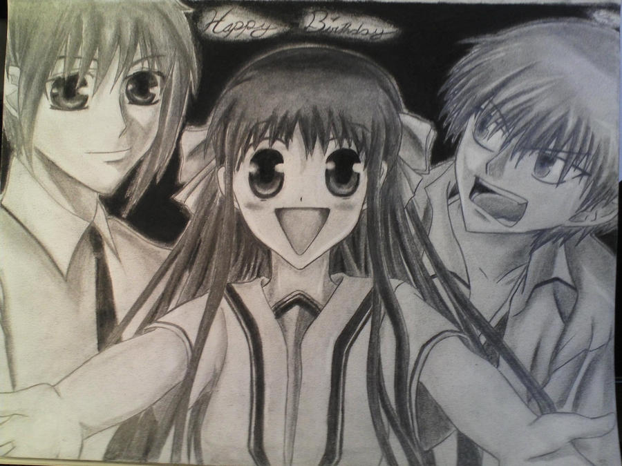 Tohru, Yuki, and Kyo