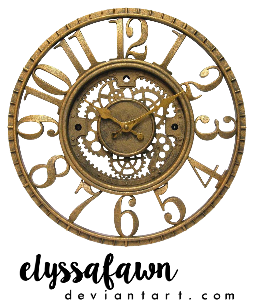 PNG (23) STEAMPUNK CLOCK by elyssafawn on DeviantArt