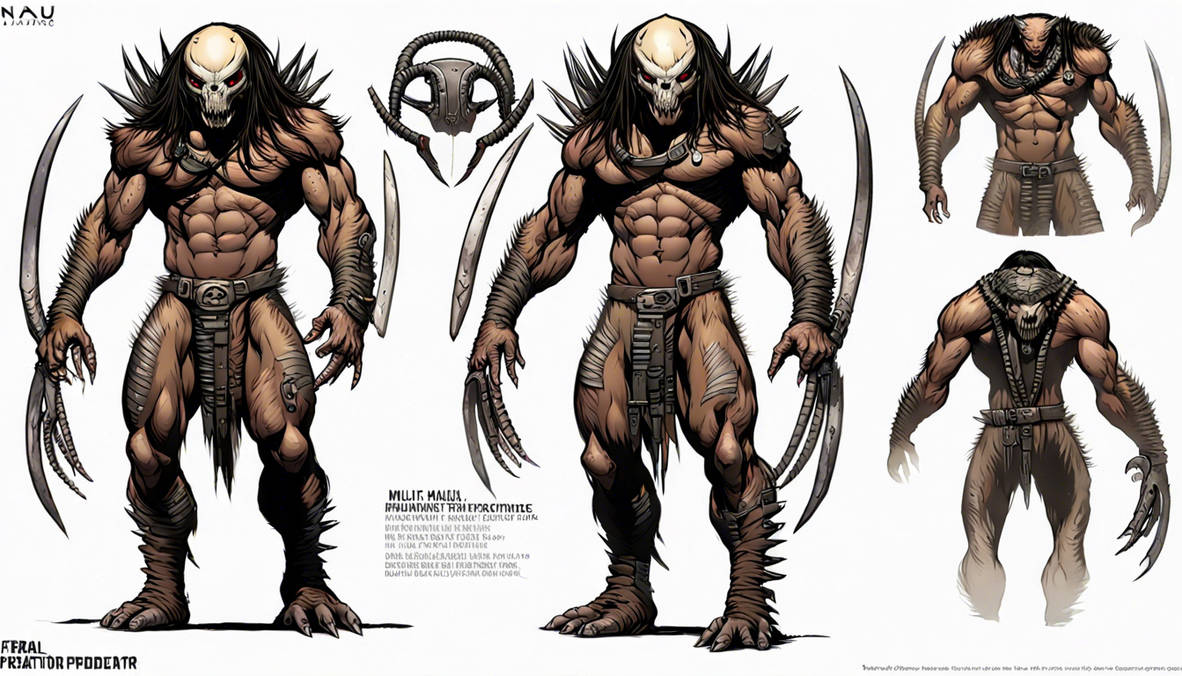 Primative Predator The Feral Predator is an aggressive and somewhat p by BOcopOBs on ...