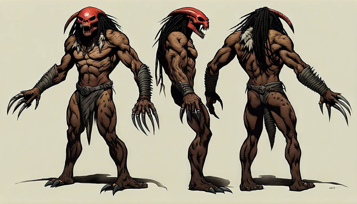 Primative Predator The Feral Predator is an aggressive and somewhat p by BOcopOBs on ...