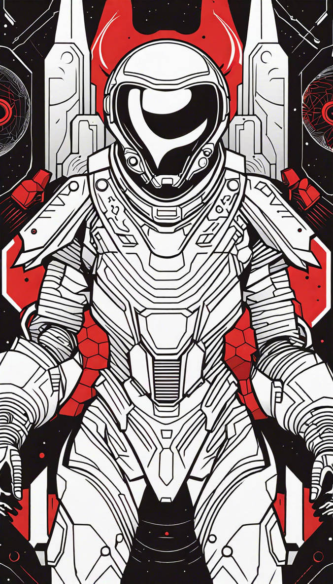 An (alien space pilot in a sleek, armored suit), f by BOcopOBs on ...