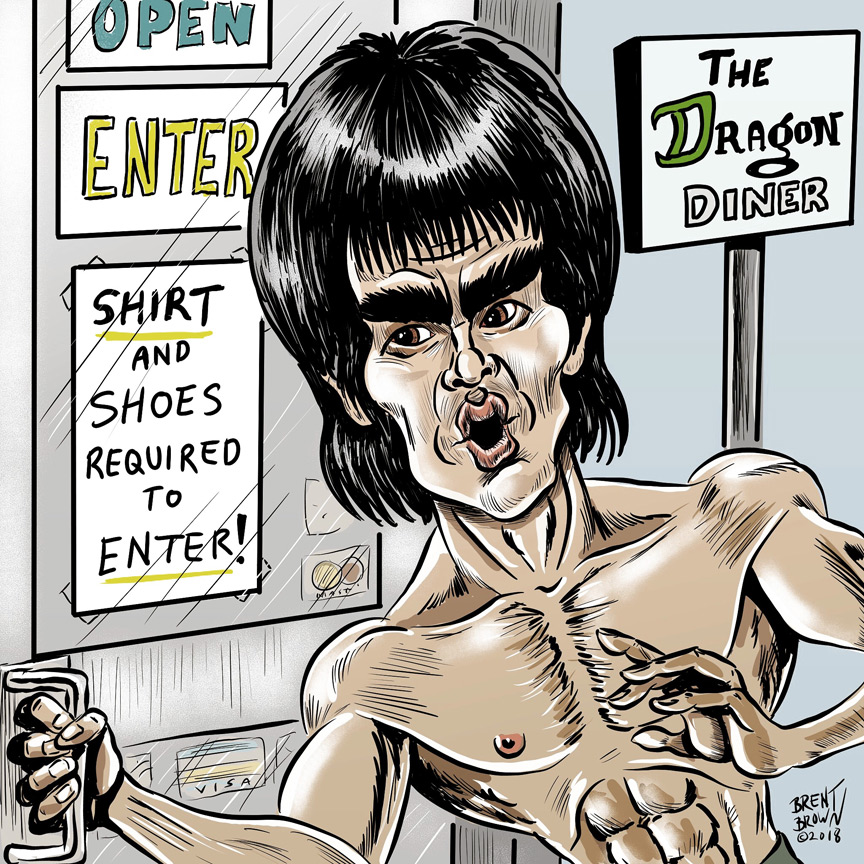 BruceLee-caricatureresolution2018-day18