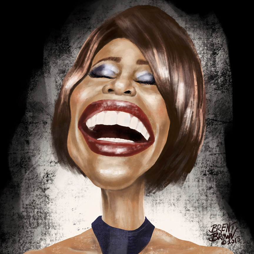 WhitneyHouston-caricatureresolution2018-day22