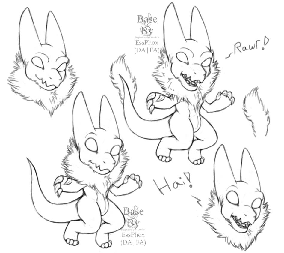 Chibi Wickerbeast Base by EssPhox