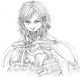 Raiden MGS4 sketch 1