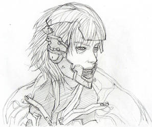 Raiden MGS4 sketch 2