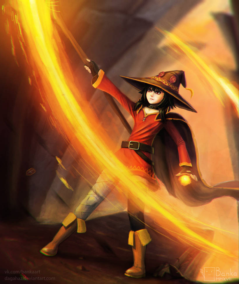 Megumin (KonoSuba) by Dagahaz on DeviantArt