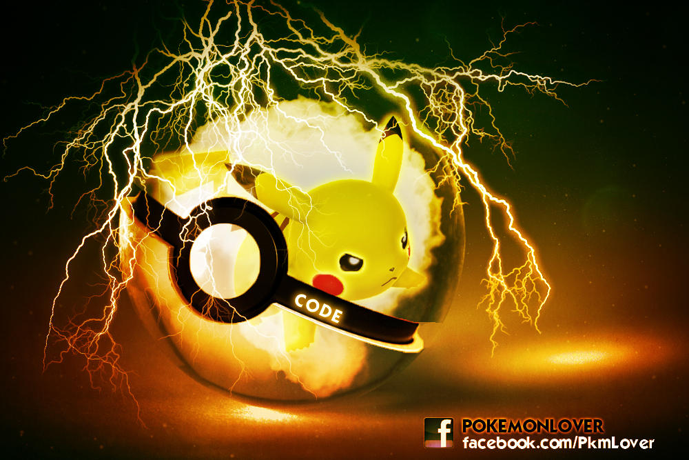 Pikachu and Pokeball by DilaNeko on DeviantArt