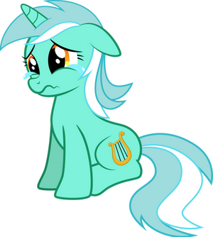 Sad Lyra vector