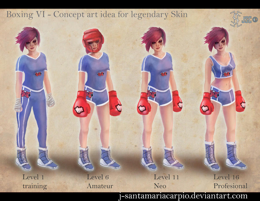 League of legends - Boxing VI Legendary Skin idea