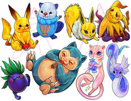 Pokemon stickers 