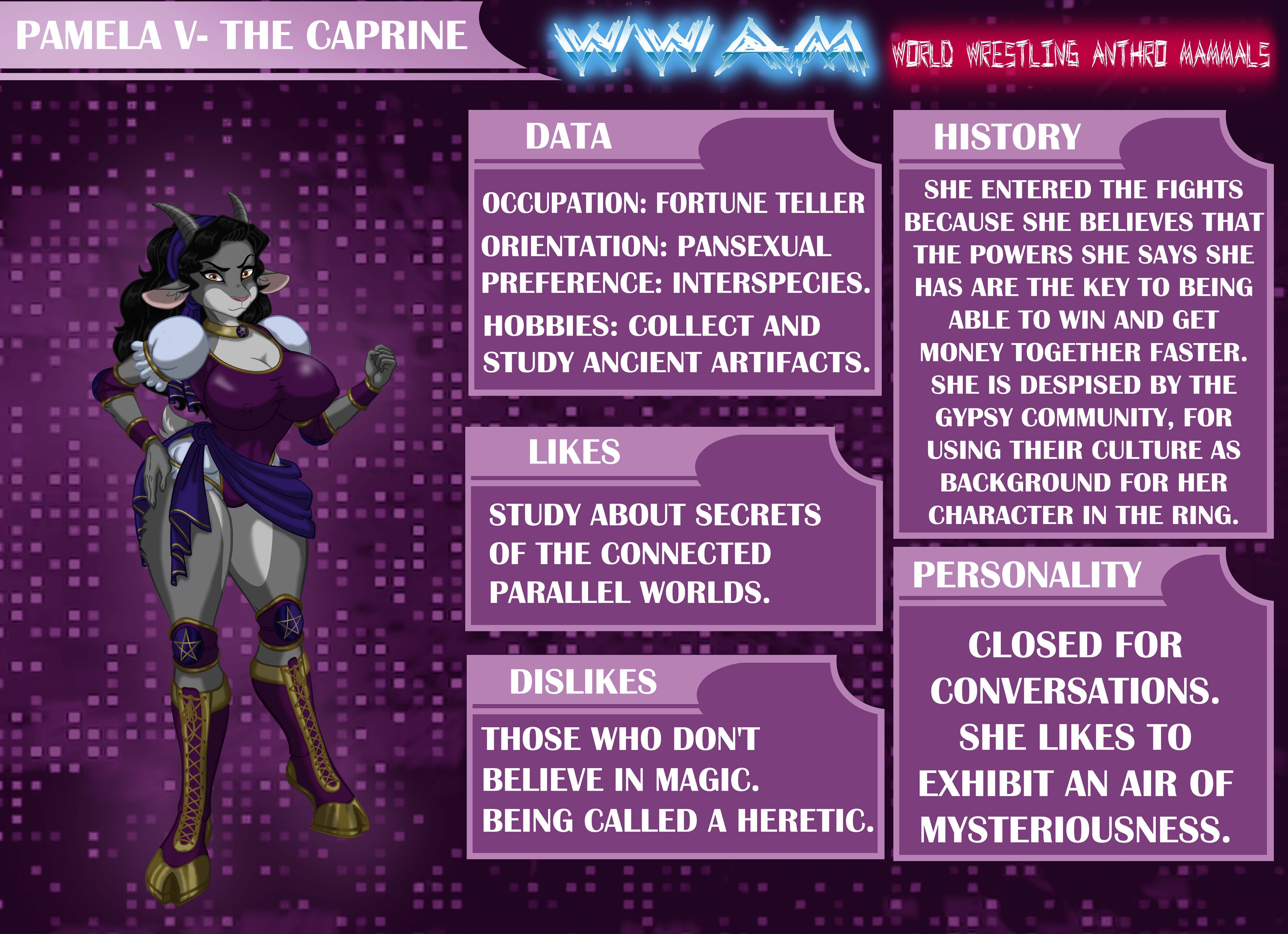 Profile: Pamela V - The Caprine.