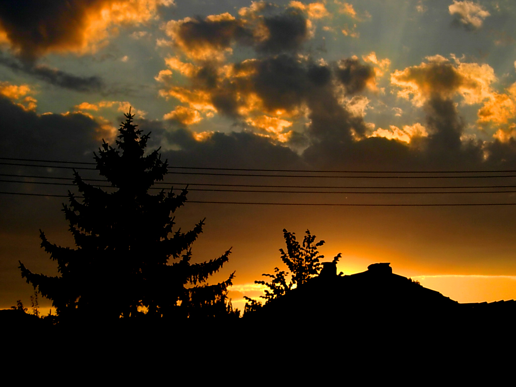 Sunset over Iagodovo