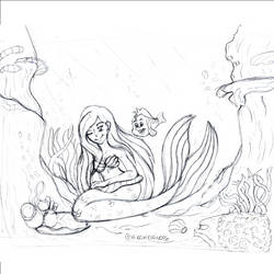 [MERMAY21]  #DrawArielInYourStyle [SKETCH]