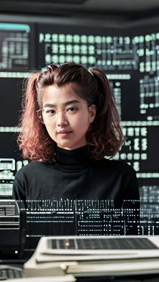 AI Computer Girl by JohnKettner on DeviantArt