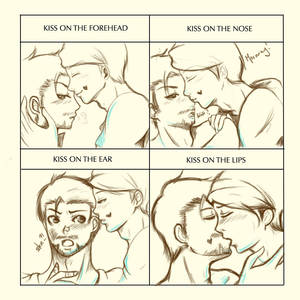 [Cute Kiss Meme] - Tony/Steve