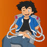 Ash Ketchum in the Rocket Chair 2 (Colored)