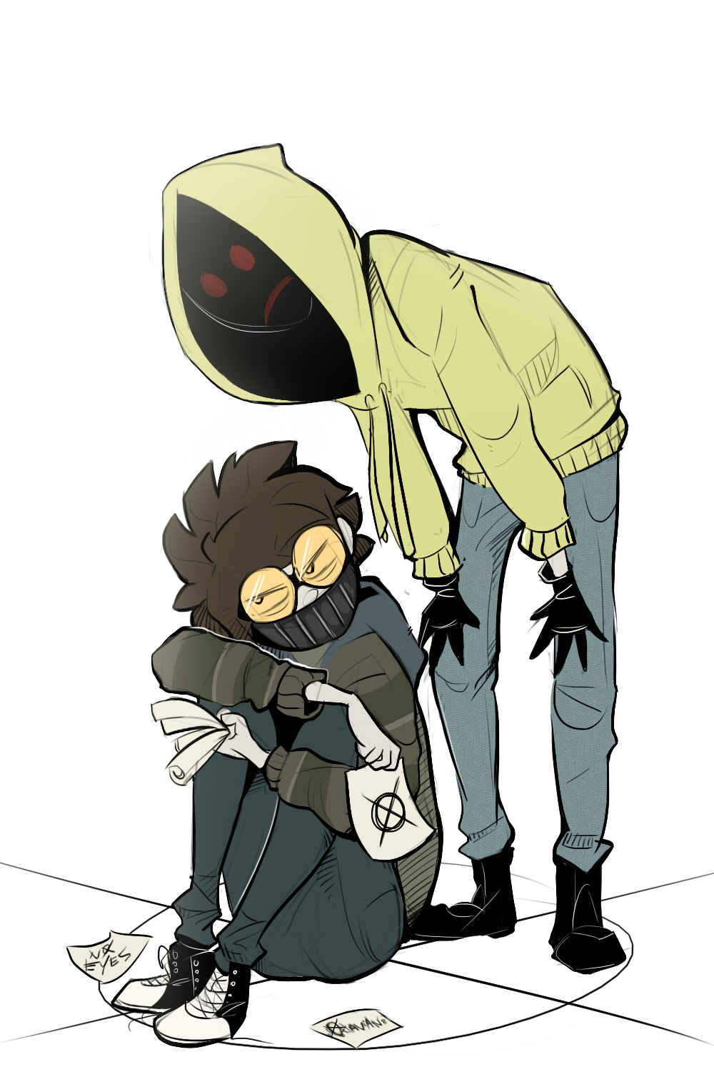 |Creepypasta / Slenderverse Fanart| What's wrong?