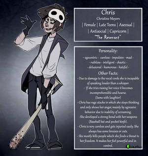 |Creepypasta OC| Chris Reference Sheet