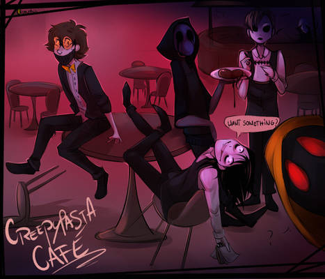 | Art Trade with Alloween | Creepypasta Cafe