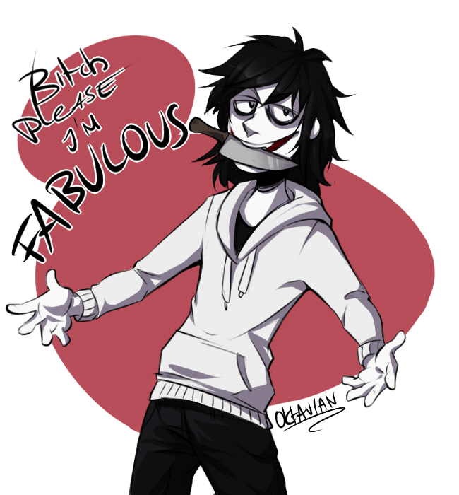 Jeff The Killer Don't mind the rain by 0ktavian on DeviantArt