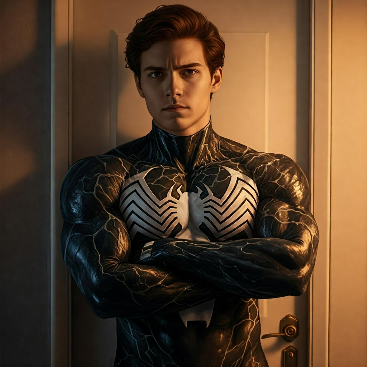 Symbiote Peter Parker 05 by spidersymbiote1 on DeviantArt
