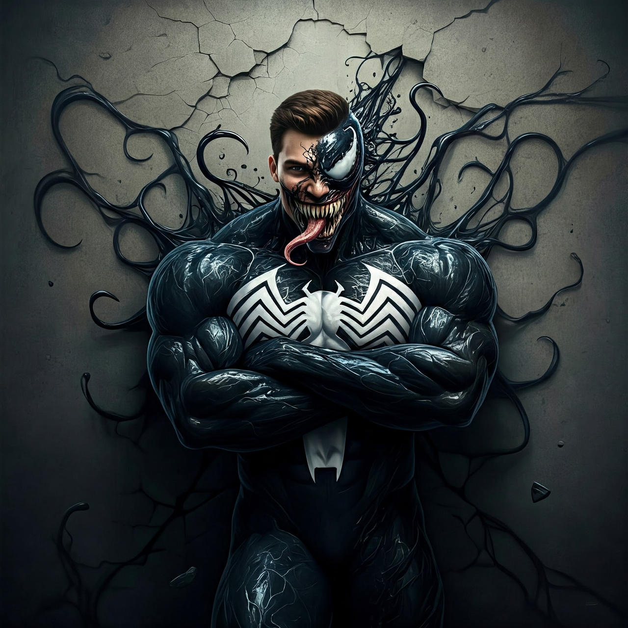 Spider Venom Transformation 02 By Spidersymbiote1 On DeviantArt spider-venom-transformation-02-by-spidersymbiote1-on-deviantart