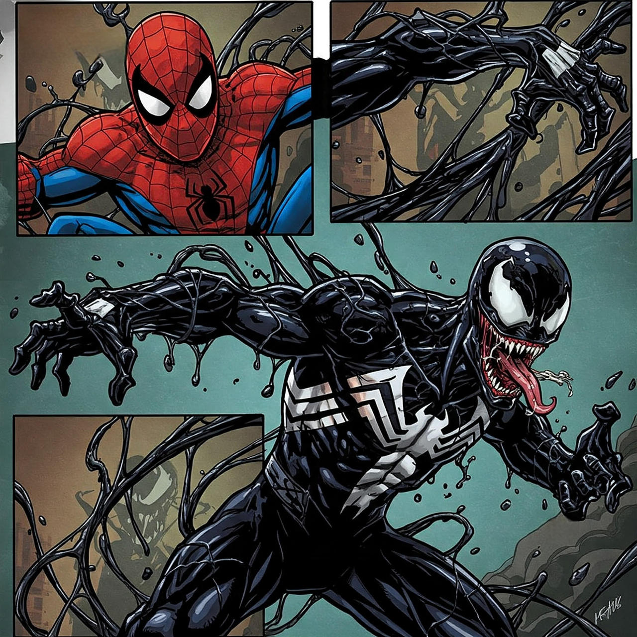 Symbiote transformation comic 02 by spidersymbiote1 on DeviantArt