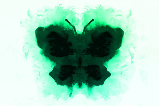 Butterfly inkblot