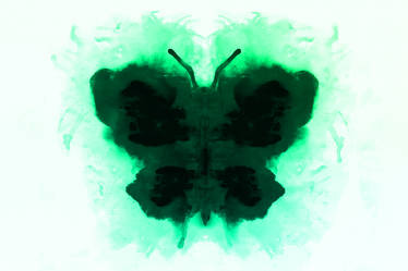 Butterfly inkblot
