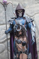 Val as the Enchantress with Skeletor