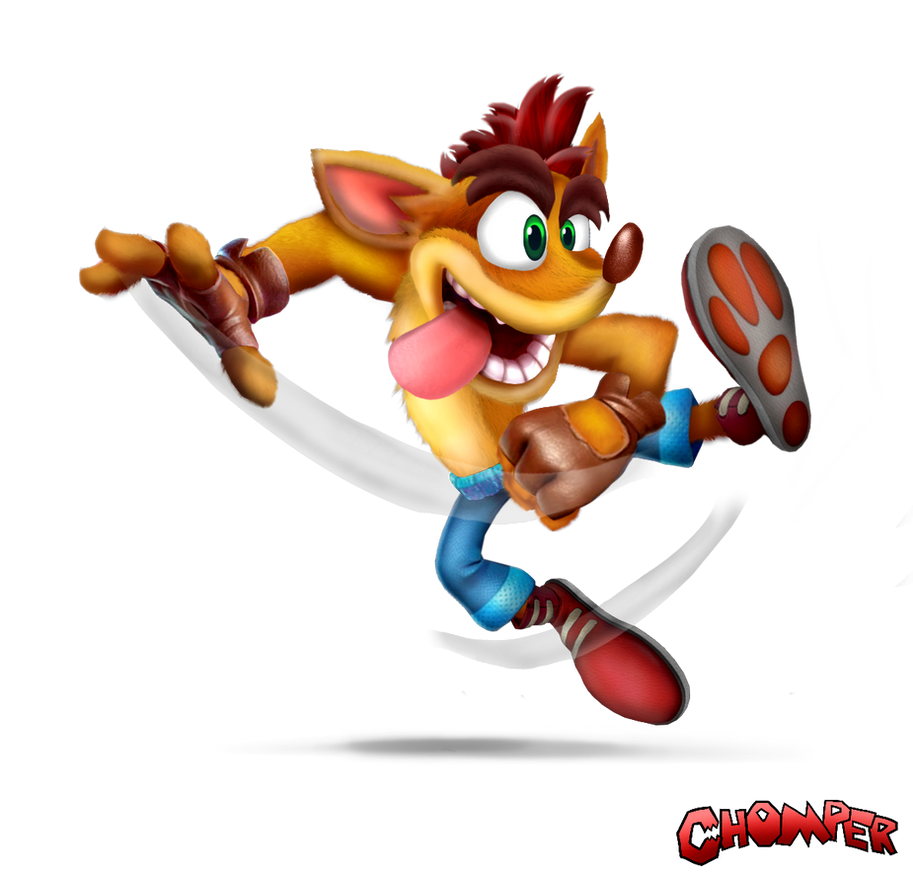 Crash Bandicoot Smash bros style render (Update) by