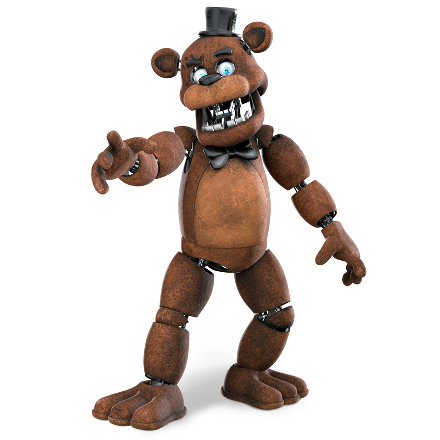 Freddy Fazbear Smash Bros. Style Render V2 by ChomperDev1antart on ...
