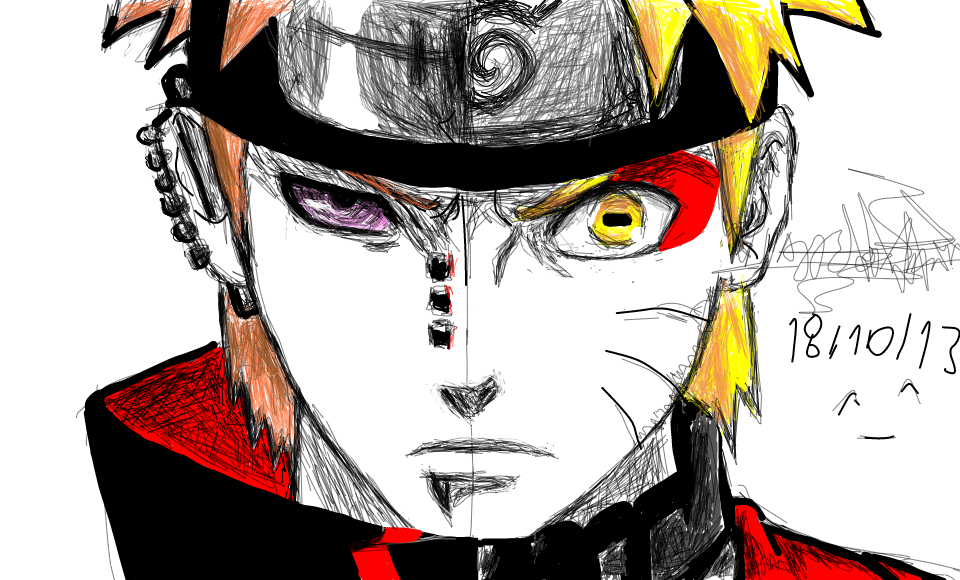 Desenho Naruto vs Pain by llucass on DeviantArt