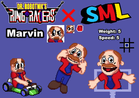 Sml Racers SML Marvin in Dr Robotnik's Ring Racers (MOD) by JYGame12 on DeviantArt