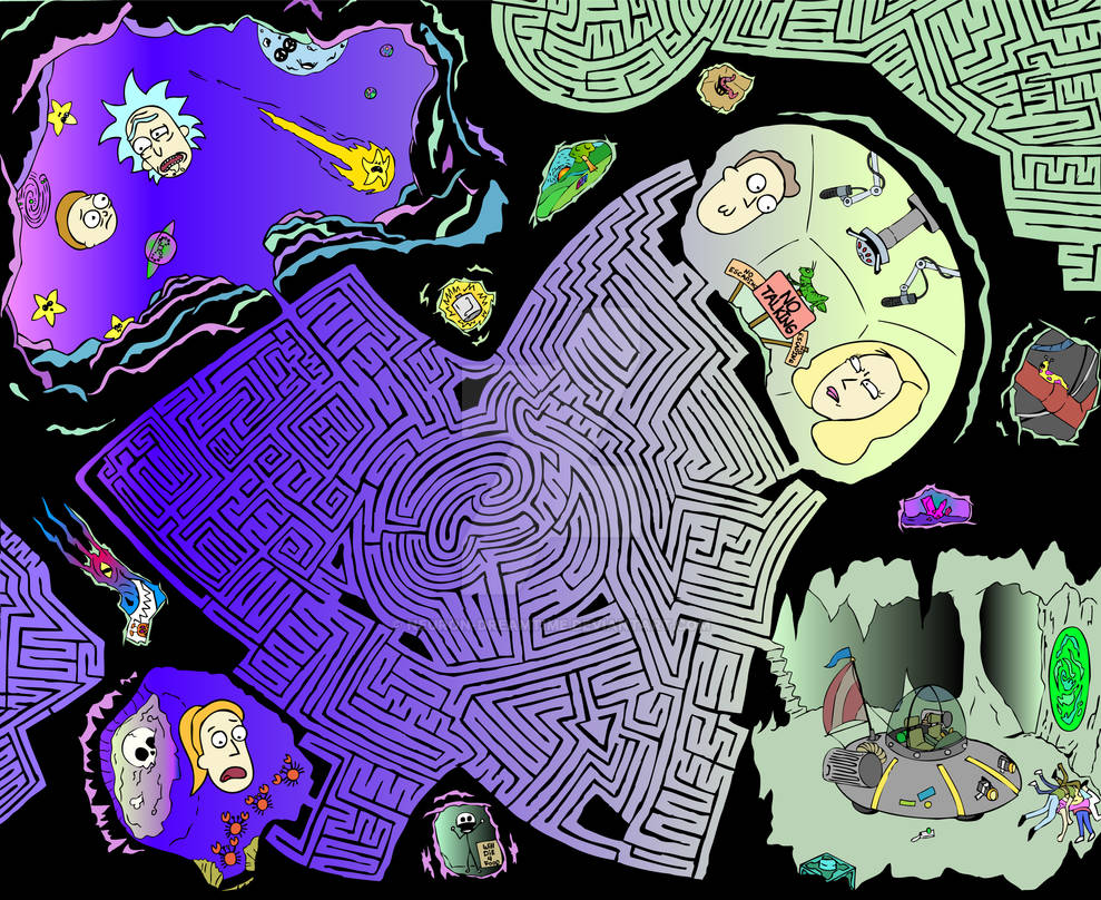 A-Maze Dimension by neuron-dreamtime on DeviantArt
