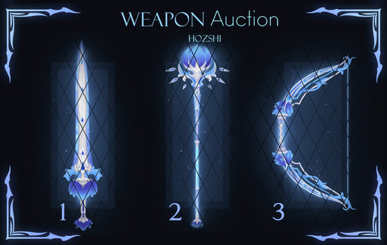 [CLOSED] ANIMATED WEAPON AUCTION (Click to view)#4