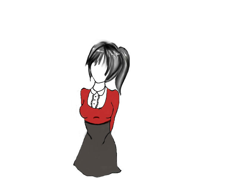 Faceless Anime Girl by Namie48 on DeviantArt