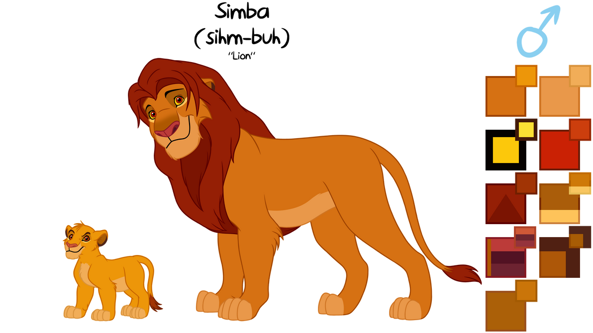 TLK Character Bio -- Simba OLD by DxC-95 on DeviantArt