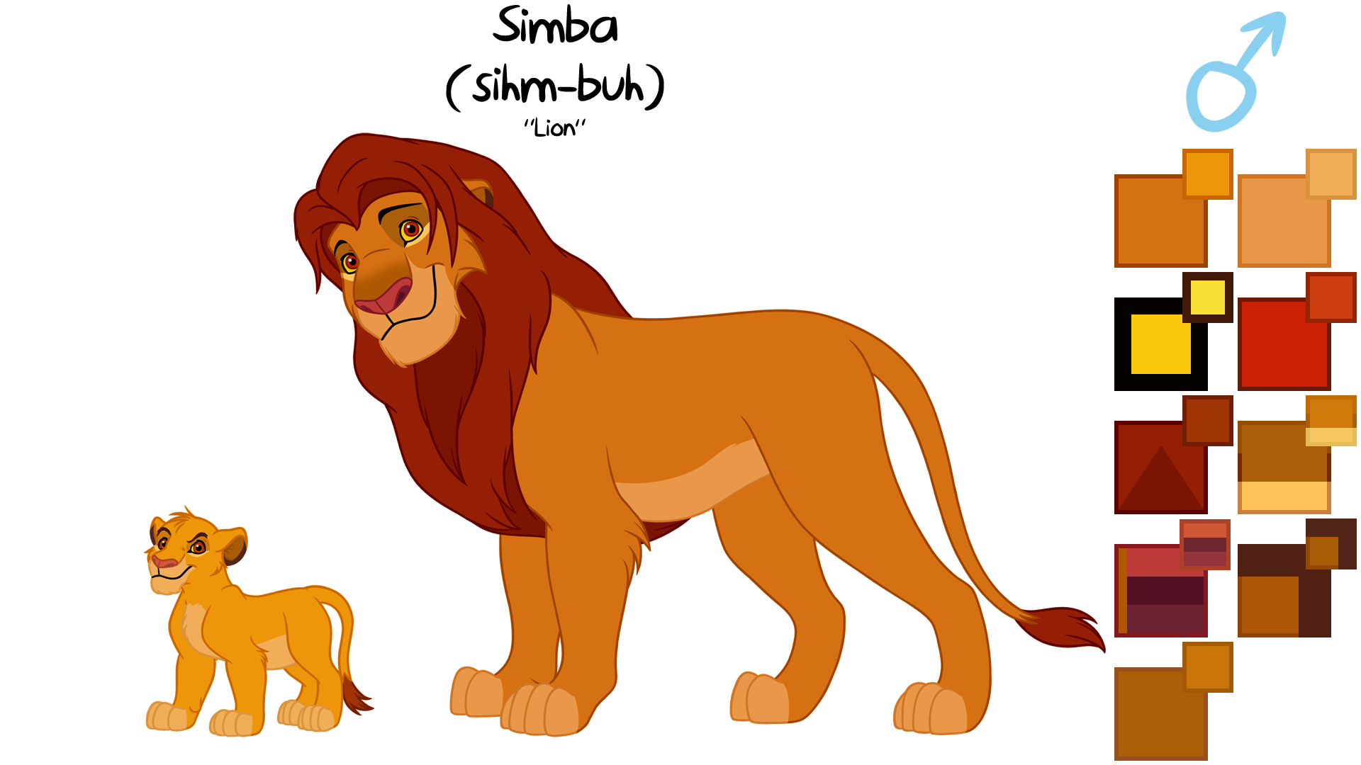 TLK Character Bio -- Simba OLD by DxC-95 on DeviantArt