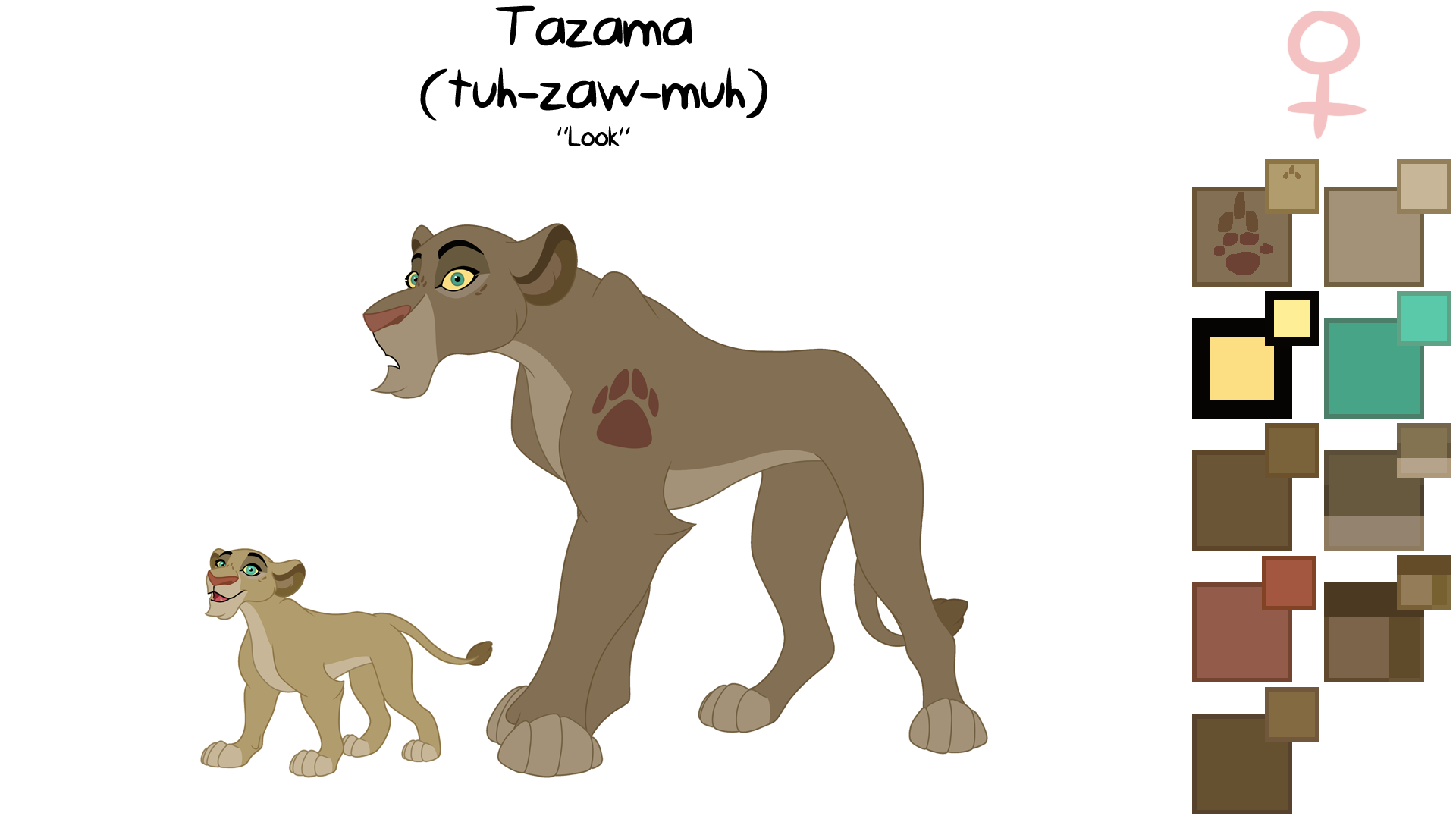 If Aslan Had A Daughter by QuantumInnovator on DeviantArt