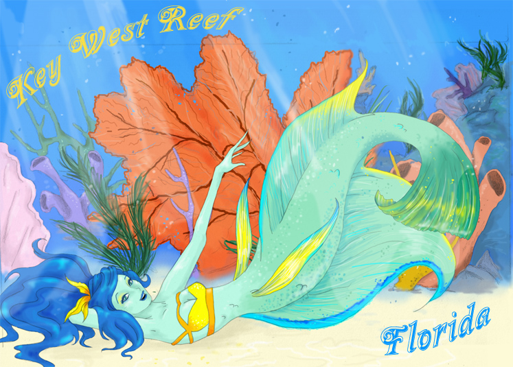 Mermafied Postcard