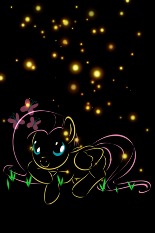 iPod Fluttershy Wallpaper